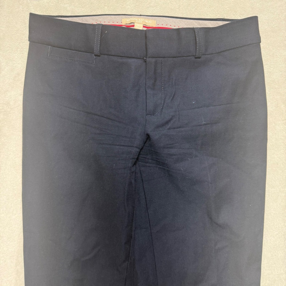 Banana Republic Sloan Navy Blue Slim Fit Dress Pants Long Size 2L - Picture 7 of 12